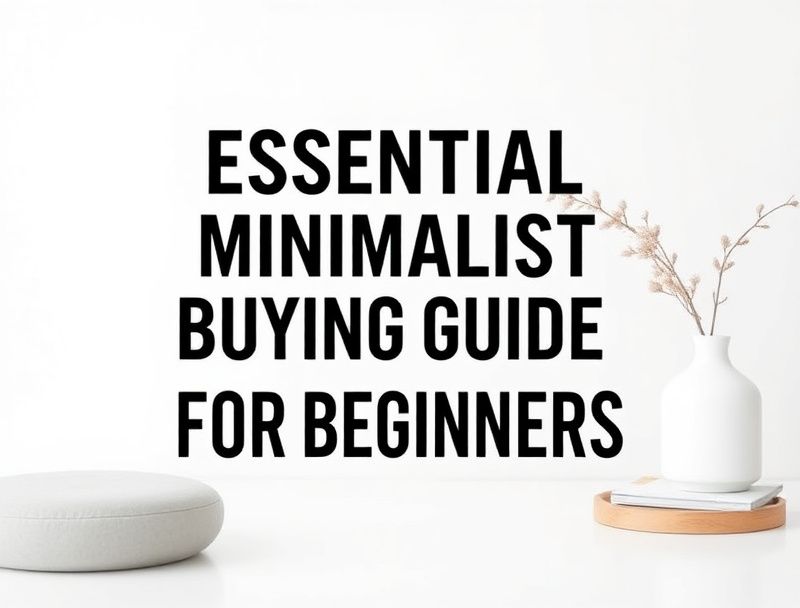 Essential Minimalist Living Buying Guide for Beginners